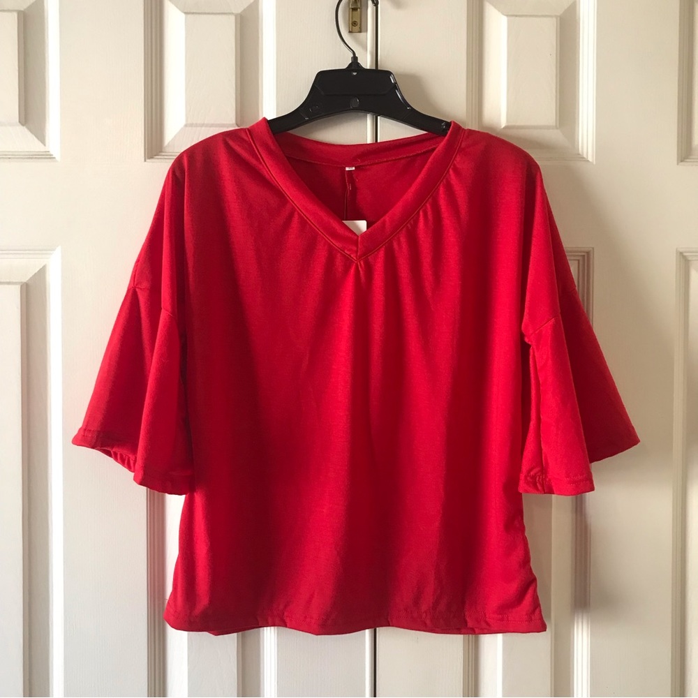 Cute Red Top - Picture 6 of 6